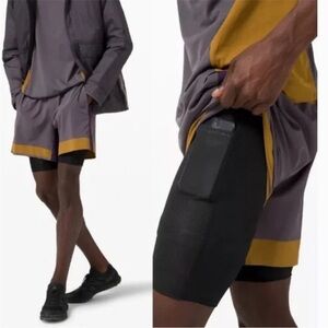 Lululemon x Robert Geller Take the Moment Lined 6" athletic short Size L